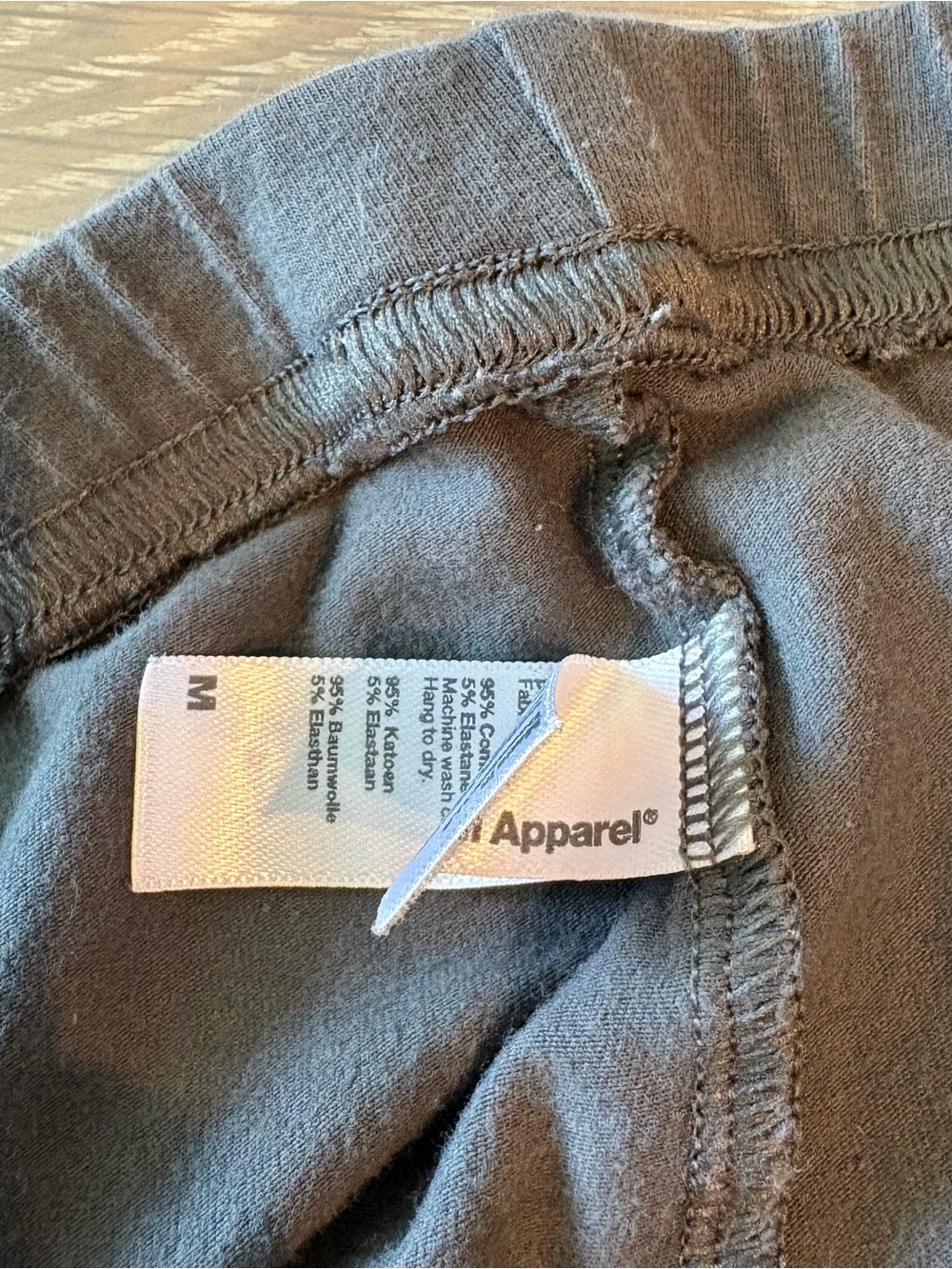Vintage American Apparel Gray Leggings - Size M - Picture 3 of 10